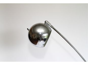 Mid Century Modern Underwriters Laboratories Arc Chrome Eyeball Lamp