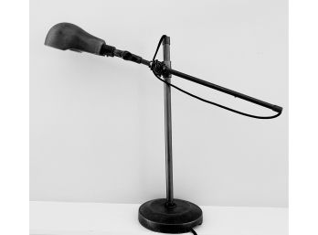 Restoration Hardware Adjustable Arm Iron Table Lamp