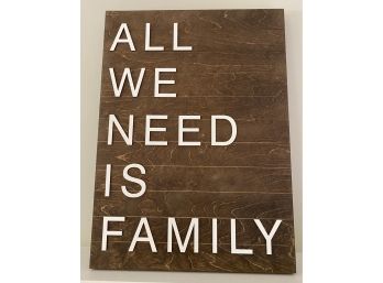 'All We Need Is Family' Art