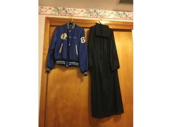 Plainville Football Jacket And Graduation Outfit From 1986