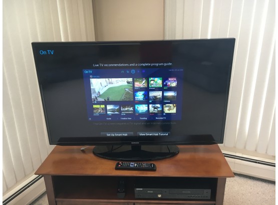 Samsung Smart TV 46' Size With Remote, Tested And Working