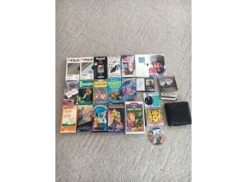 Lot Of VHS Tapes And Misc Items