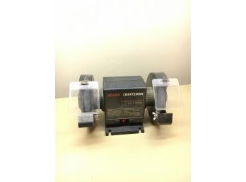 Craftsman 6 Inch Bench Grinder, Tested And Working