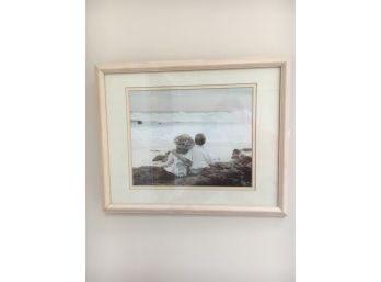 Seaside Romance By Kathleen Francour 1992 Lithograph 15x12'