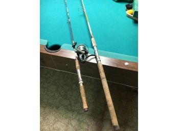 2 Fishing Poles Including A Gladding Rod And Reel Set