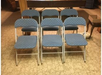 Set Of 6 Folding Chairs