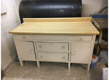 Old Work Bench Cabinet