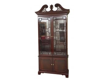 Kindel Chippendale Mahogany Gun Cabinet (NOT FOR GUNS) RETAIL $10,941-see Receipt