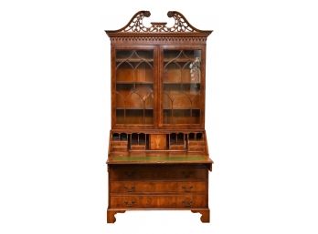 Yew Wood Secretary From Estate Treasures (RETAIL $4,350-see Receipt)