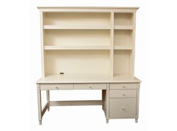 Kid's Supply Co. Katherine Double Pedestal/Double Kneehole Desk With Matching Hutch (RETAIL $5,150)