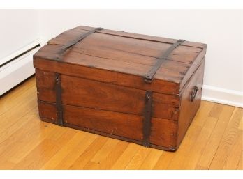Antique Wooden Trunk