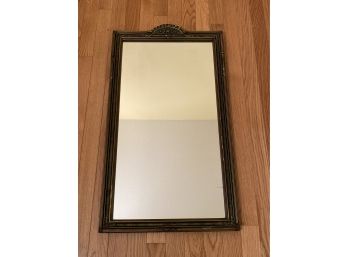 Vintage Accent Mirror With Gold Leaf Trim