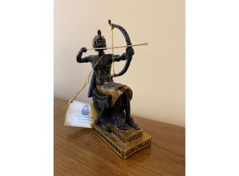 Egyptian With Bow And Arrow Figurine