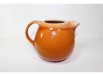 1960s Vintage Shenango Ceramic Pitcher & Rare Vintage Pumpkin Glaze Milk Pitcher - Oven-proof