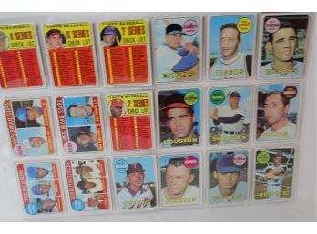 1969 Topps Baseball Small Group But Pete Rose Batting Leader Card & Willie McCovey RBI Leader Card (19)