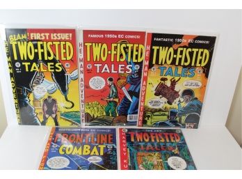 EC Comics Two-Fisted Tales #1, #3, #4 & Frontline Combat #5Excellent Quality