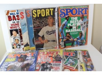 10 Vintage 'Sport' Magazines 1955, 1956, 1974, 1983, 1990