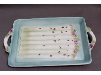 Williams Sonoma Asparagus Platter Made In Italy