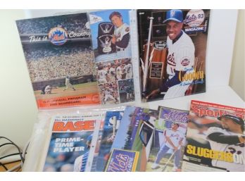 Classic Mets Magazines And Programs 1971, 1974, 1975, 1977 & More