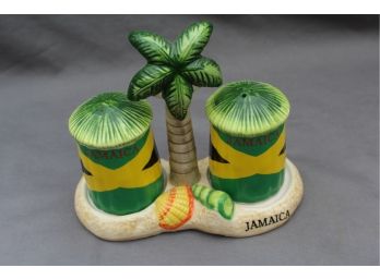 Come To Jamaica And Enjoy The Gentle Wind With Salt & Pepper Shakers -time To Chill