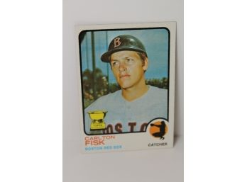 1973 Carlton Fisk Rookie All-Star Card & Bonus 1974 Fisk/Bench All-star Card & 1980 Fisk Too Nice
