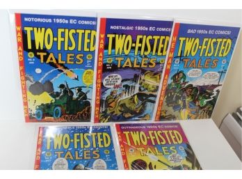 EC Comics Two-Fisted Tales #6-10 Excellent Quality From Early 90s