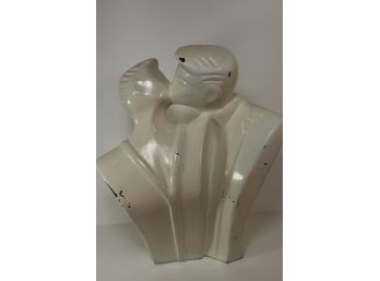 Great Sculpture - 'Passionate Kiss' Vintage Piece In The Style Of Lindsey Balkweill