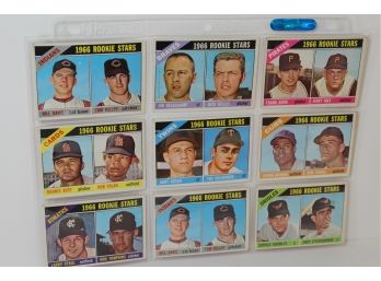 1966 Topps Baseball Group Of 11 Rookie Cards