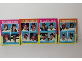 1975 Rookie Stars Infielders - Outfielders - Catchers - Pitchers -Gary Carter & Fred Lynn