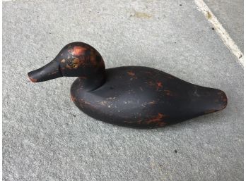 7 1/4 Hand Painted Wooden Duck