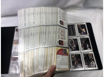 Mixed Lot Of NBA Hoops 91-93 Basketball Sports Cards 500, Binder 3
