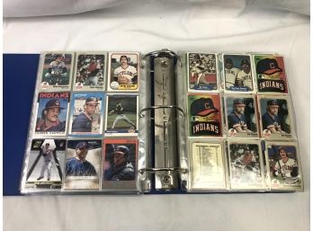 Mixed Lot Of Baseball Sports Cards 800, Binder 4