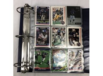 Mixed Lot Of Football Sports Cards 70, Binder 1
