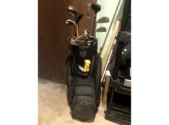 Golf Clubs And Nike Golf Bag, 23 Pieces