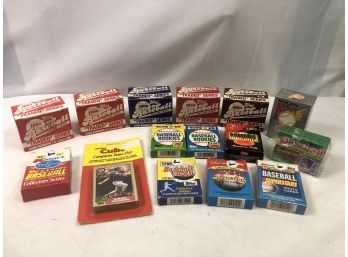 1981-1990 Mixed Lot Of Vintage Baseball Cards