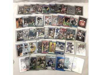 Mixed Lot Of Hall Of Famer Football Cards, 46 Cards
