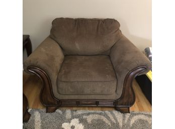 Large Upholstered Club Style Chair