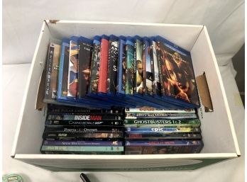 Mixed Lot Of Dvds And Blurays, 47 Pieces