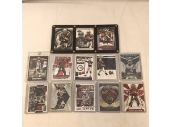 Mixed Lot Of Tom Brady #12 New England Patriots Cards, 13 Pieces