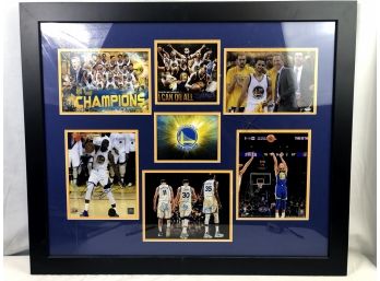 Golden State Warriors 2018 Champions Framed Photo Collection With Autographs, Signature COAs