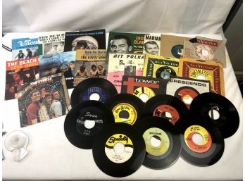Mixed Lot Of 7' Lps 60-70s Music, 24 Pieces