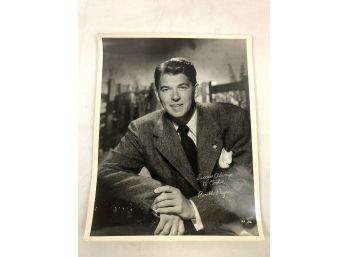 Vintage Ronald Reagan Personalized Autographed Photo