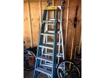 Werner Ladders, 6ft And Folding Extension Ladder - 2 Pieces