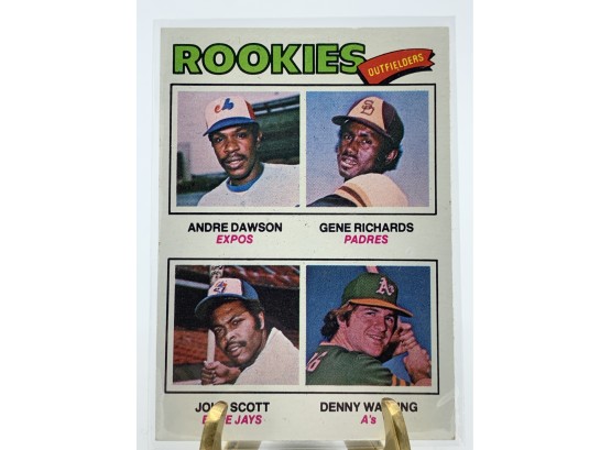 Vintage Collectible Card 1977 Andre Dawson Rookie