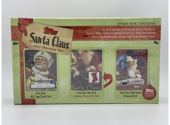 Vintage Collectible Card Topps 2007 Santa Claus Holiday Set