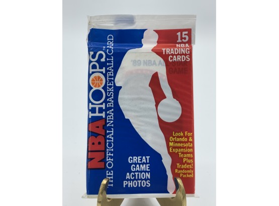 Vintage Collectible Card 1989 NBA Hoops Unopened Pack