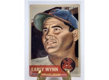 Vintage Collectible Card 1953 Topps Early Wynn