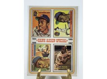 Vintage Collectible Card 1974 Topps Hank Aaron Special #2