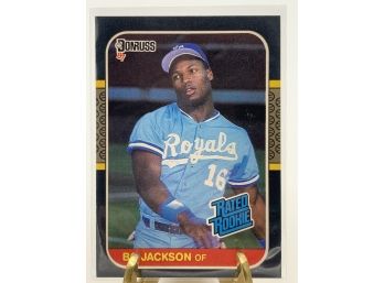 Vintage Collectible Card 1987 Donruss Bo Jackson Rated Rookie