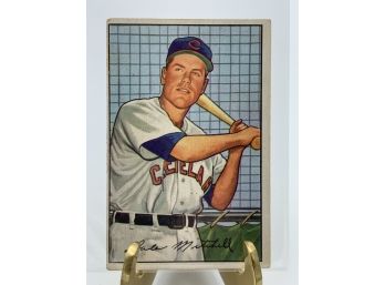 Vintage Collectible Card Bowman 1952 Dale Mitchell
